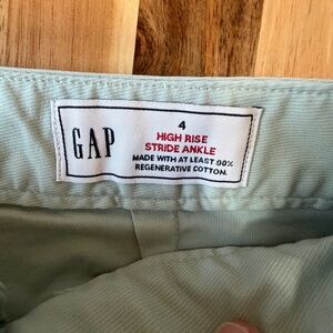 GAP Women's Light Mint Green Ankle Pants
